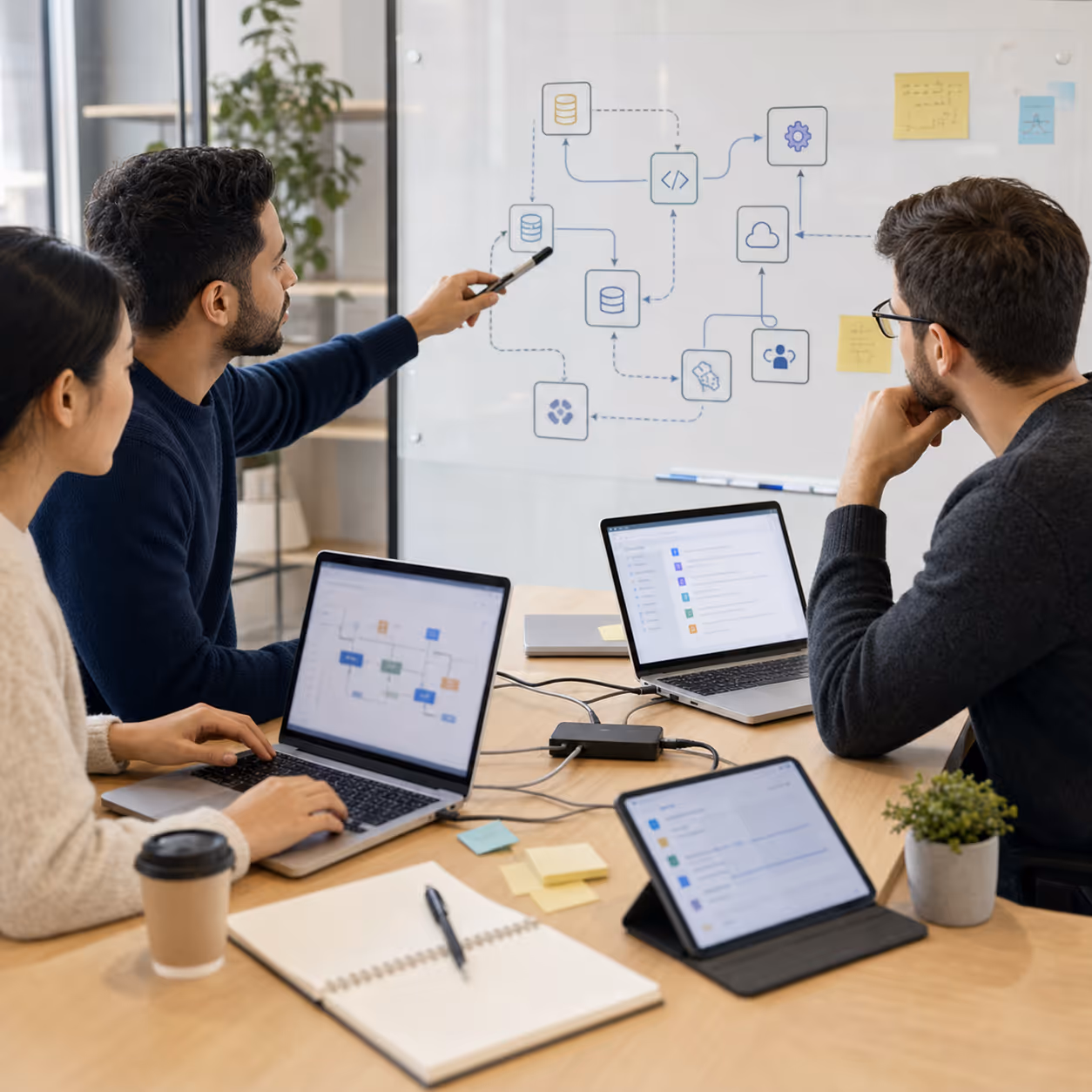 AI-accessible business systems connected through protocol tooling